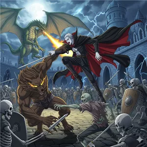 Imagem de capa para o Ebook monstros de combare TCG