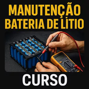Curso Curso completo de manutenção de baterias de lítio