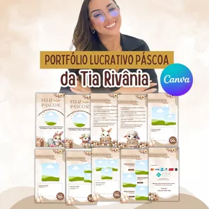 Imagem de capa para o Ebook PORTFÓLIO DIGITAL PÁSCOA 2025