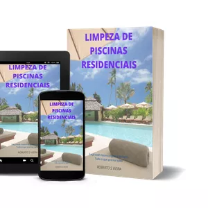 Imagem de capa para o Ebook Limpeza de Piscinas Residenciais
