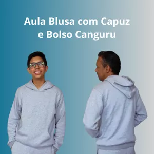Imagem de capa para o Curso online Aula Blusa com Capuz e Bolso Canguru