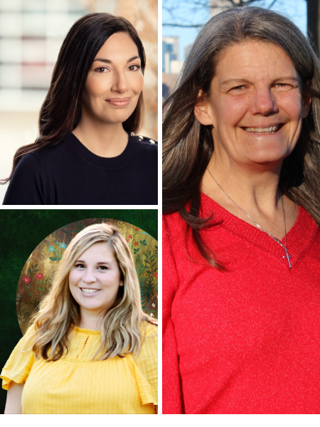 Rachel Orr, Tasha Hilderman, and Suzy Levinson