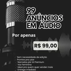 Imagem do curso Kit de 99 Anúncios Narrados por IA para Impulsionar suas Vendas