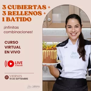Imagen de portada para Curso online 3 rellenos, 3 cubiertas, 1 batido e infinitas combinaciones 