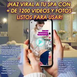 Imagen de portada para Curso online Haz Viral a tu Spa con más de 1200 Videos y fotos Listos para Usar