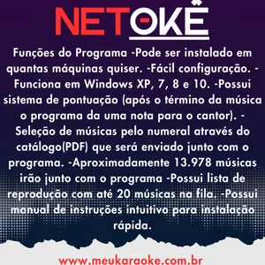 Imagem de capa para o Ebook MEGA KARAOKÊ 13.978 MIL MÚSICAS
