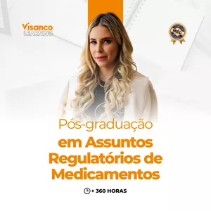 Imagem de capa para o Curso online Pós-Graduação Assuntos Regulatórios de Medicamentos