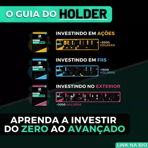 Imagem de capa para o Curso online Combo do HOLDER - Ações, FIIs e investimentos no Exterior