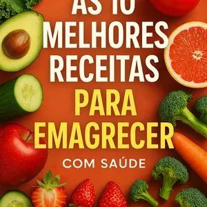 Imagem de capa para o Ebook As 10 Melhores Receitas Para Emagrecer