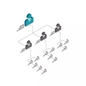 Imagen de portada para Ebook Como crear un organigrama interactivo en powerpoint