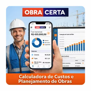 Imagem de capa para o Curso online Calculadora Obra Certa Plano Básico