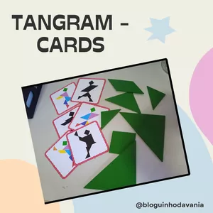Imagem de capa para o Ebook Fichas (Cards) - Tangram