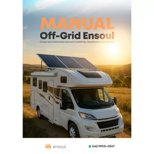 Imagem de capa para o Ebook Energia Solar Off Grid: Do Zero à Instalação com o Manual Ensoul