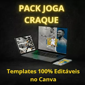 Imagem do curso Pack Joga Craque: Artes Editáveis de Futebol (Templates para Canva)