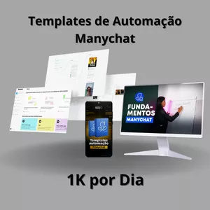 Imagem do curso Templates Automação Manychat - 1k por Dia
