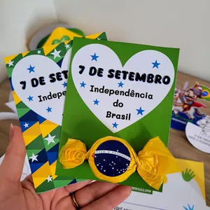 Imagem de capa para o Ebook Cartão 7 de Setembro - Lembrancinha independência do Brasil 