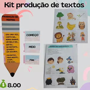 Imagem de capa para o Ebook Produção de texto lúdica 