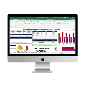 Imagem de capa para o Curso online Planilha de gasto calórico diário