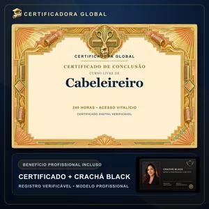 Imagem do curso 🔥 BOLSA 100% [APLICADA] - [MATRÍCULA] CURSO DE FORMAÇÃO EM CABELEIREIRO - ACESSO VITALÍCIO - CRACHÁ BLACK + REGISTRO - CASHBACK R$ 25 - BÔNUS APOSTILA EXTRA - CG