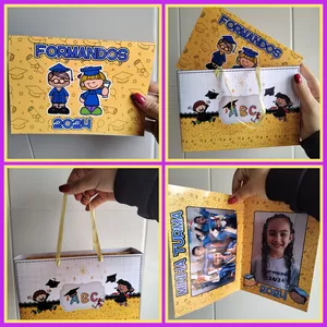 Imagem de capa para o Ebook Moldura para foto Formandos 2024( porta retrato)