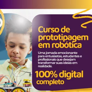 Imagem de capa para o Curso online Curso de Prototipagem em robótica