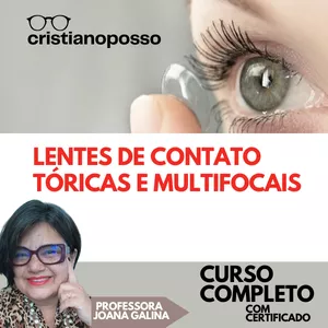 Imagem de capa para o Curso online Lentes de Contato Tóricas e Multifocais