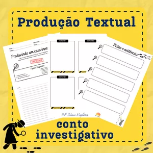 Imagem de capa para o Ebook Produção Textual - Caso Investigativo