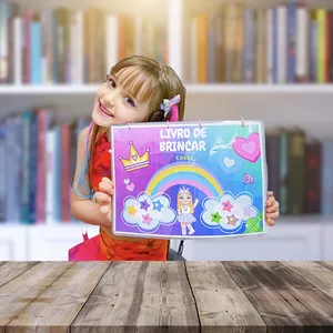 Imagem de capa para o Ebook Livro de Brincar Cores