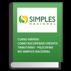 Imagem do curso Curso Prático: Como Recuperar Crédito Tributário - PIS e COFINS no Simples Nacional