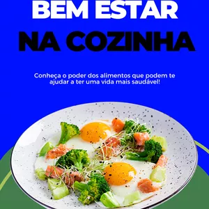 Imagem de capa para o Ebook BEM ESTAR NA COZINHA 