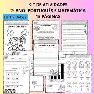 Imagem de capa para o Ebook KIT DE ATIVIDADES - DIA DAS CRIANÇAS