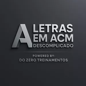 Imagem de capa para o Curso online LETRAS EM ACM DESCOMPLICADO