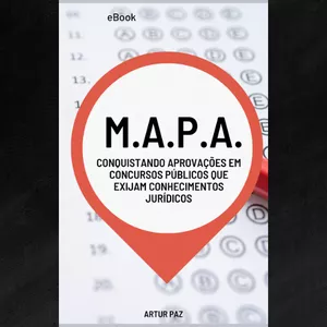 Imagem de capa para o Ebook MAPA - Conquistando aprovações em concursos públicos que exijam conhecimentos jurídicos