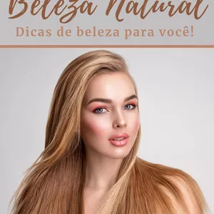 Imagem de capa para o Ebook BELEZA NATURAL - DICAS DE BELEZA PARA VOCÊ