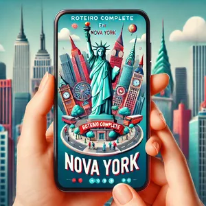 Imagem de capa para o Ebook Guia de Nova York: Roteiro Completo para 1, 3, 5 ou 7 dias