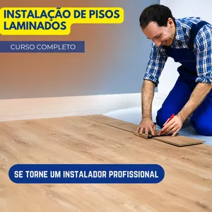 Imagem de capa para o Curso online  Curso Online de Instalação de Piso Laminado