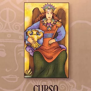 Imagem de capa para o Ebook Curso de Tarot para iniciantes.