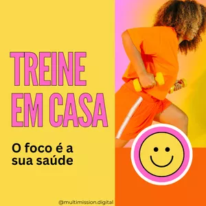 Imagem de capa para o Ebook TREINE SEM SAIR DE CASA: Guia prático para uma vida ativa e saudável