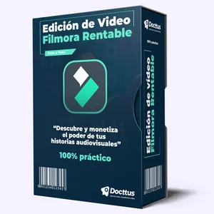 Imagen de portada para Curso online Filmora 9 - edición de vídeo profesional fácil