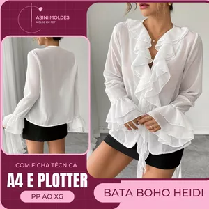 Imagem de capa para o Curso online BATA BOHO HEIDI - Molde em PDF