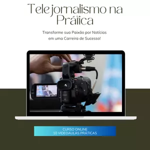 Imagem do curso CURSO DE TELEJORNALISMO NA PRÁTICA!