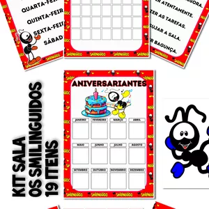 Imagem de capa para o Ebook Kit sala SMILINGUIDOS 