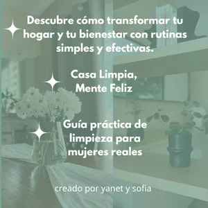 Imagen de portada para Ebook Casa Limpia, Mente Feliz: 