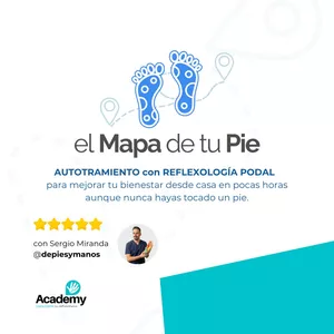 Imagen de portada para Curso online El MAPA de tu Pie | Autotratamiento Reflexológico con Sergio Miranda
