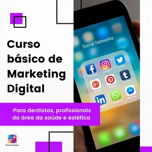 Imagem de capa para o Curso online Marketing Digital para Dentistas e Profissionais da Saúde e Estética