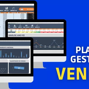 Imagem de capa para o Curso online Planilha controle de Vendas