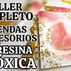 Imagen de portada para Curso online TALLER COMPLETO DE AGENDAS Y ACCESORIOS EN RESINA EPOXICA