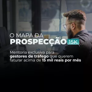 Imagem de capa para o Serviço online Mapa da Prospecção 15k para Gestores de Tráfego
