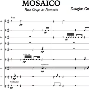 Imagem de capa para o Curso online Mosaico - Douglas Gutjahr (Para Grupo de Percussão, 9 perc.)