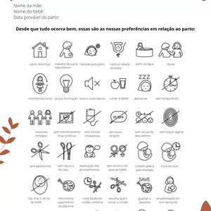 Imagem de capa para o Curso online Plano de parto visual